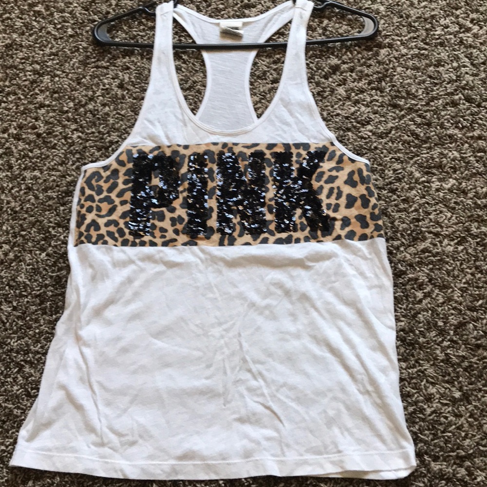 Pink! Racerback tank